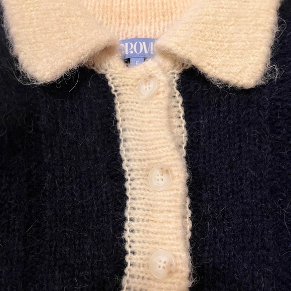 GROVE Navy sweater korean brand - Picture 6 of 8
